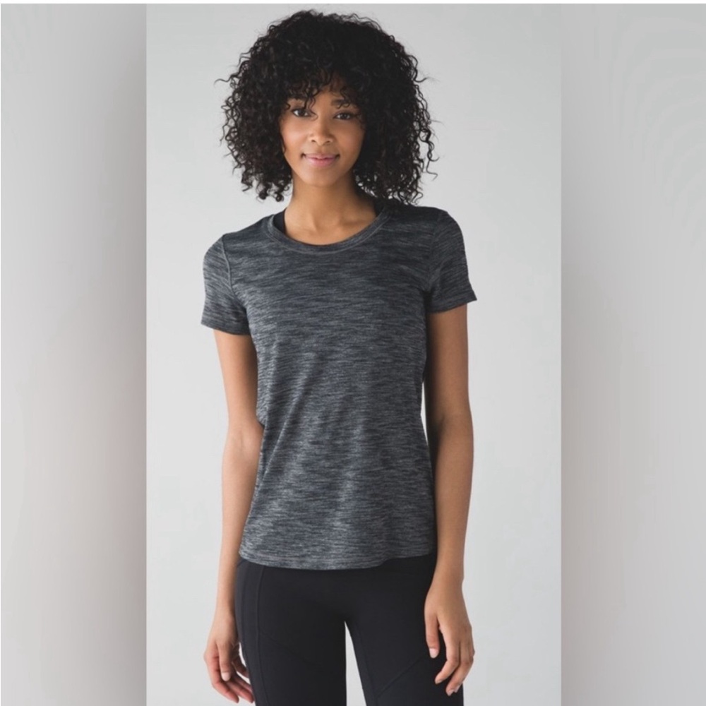 Lululemon Beat The Heat Short Sleeve
Heathered Black